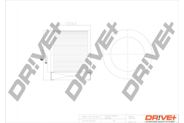 Dr!ve+ Φίλτρο Αέρα - DP1110.10.0755