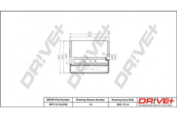 Dr!ve+ Φίλτρο Αέρα - DP1110.10.0762