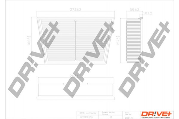 Dr!ve+ Φίλτρο Αέρα - DP1110.10.0769