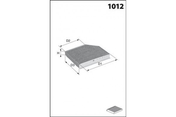 Dr!ve+ Φίλτρο, Αέρας Εσωτερικού Χώρου - DP1110.12.0058