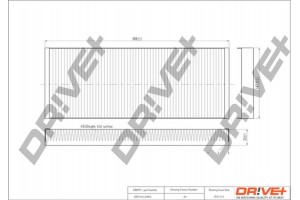 Dr!ve+ Φίλτρο, Αέρας Εσωτερικού Χώρου - DP1110.12.0003