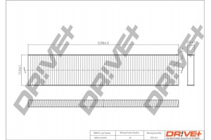 Dr!ve+ Φίλτρο, Αέρας Εσωτερικού Χώρου - DP1110.12.0005