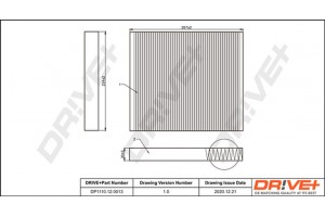 Dr!ve+ Φίλτρο, Αέρας Εσωτερικού Χώρου - DP1110.12.0013