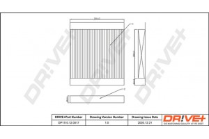 Dr!ve+ Φίλτρο, Αέρας Εσωτερικού Χώρου - DP1110.12.0017