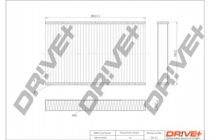 Dr!ve+ Φίλτρο, Αέρας Εσωτερικού Χώρου - DP1110.12.0022