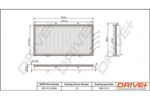 Dr!ve+ Φίλτρο, Αέρας Εσωτερικού Χώρου - DP1110.12.0025