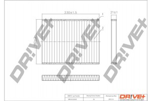 Dr!ve+ Φίλτρο, Αέρας Εσωτερικού Χώρου - DP1110.12.0031