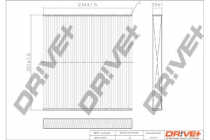Dr!ve+ Φίλτρο, Αέρας Εσωτερικού Χώρου - DP1110.12.0054