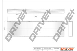 Dr!ve+ Φίλτρο, Αέρας Εσωτερικού Χώρου - DP1110.12.0063