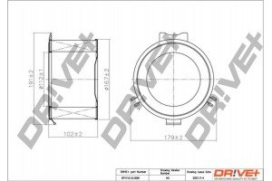 Dr!ve+ Φίλτρο, Αέρας Εσωτερικού Χώρου - DP1110.12.0081
