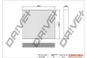 Dr!ve+ Φίλτρο, Αέρας Εσωτερικού Χώρου - DP1110.12.0086