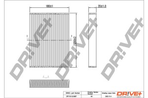 Dr!ve+ Φίλτρο, Αέρας Εσωτερικού Χώρου - DP1110.12.0087