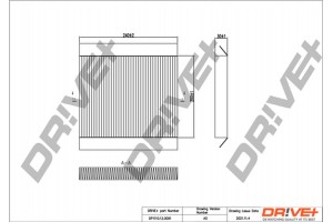 Dr!ve+ Φίλτρο, Αέρας Εσωτερικού Χώρου - DP1110.12.0091