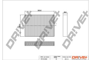 Dr!ve+ Φίλτρο, Αέρας Εσωτερικού Χώρου - DP1110.12.0092