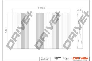 Dr!ve+ Φίλτρο, Αέρας Εσωτερικού Χώρου - DP1110.12.0093