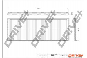 Dr!ve+ Φίλτρο, Αέρας Εσωτερικού Χώρου - DP1110.12.0101