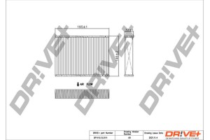 Dr!ve+ Φίλτρο, Αέρας Εσωτερικού Χώρου - DP1110.12.0111