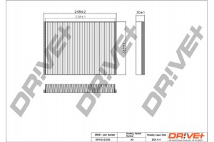 Dr!ve+ Φίλτρο, Αέρας Εσωτερικού Χώρου - DP1110.12.0120