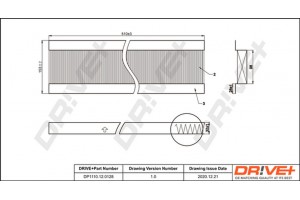 Dr!ve+ Φίλτρο, Αέρας Εσωτερικού Χώρου - DP1110.12.0128