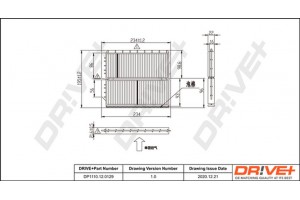 Dr!ve+ Φίλτρο, Αέρας Εσωτερικού Χώρου - DP1110.12.0129