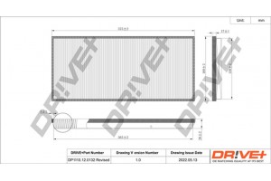 Dr!ve+ Φίλτρο, Αέρας Εσωτερικού Χώρου - DP1110.12.0132