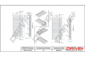 Dr!ve+ Φίλτρο, Αέρας Εσωτερικού Χώρου - DP1110.12.0141