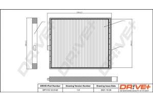 Dr!ve+ Φίλτρο, Αέρας Εσωτερικού Χώρου - DP1110.12.0142