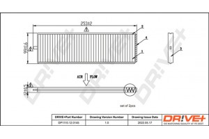 Dr!ve+ Φίλτρο, Αέρας Εσωτερικού Χώρου - DP1110.12.0145