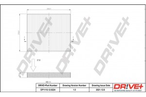 Dr!ve+ Φίλτρο, Αέρας Εσωτερικού Χώρου - DP1110.12.0224