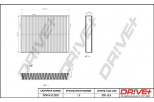 Dr!ve+ Φίλτρο, Αέρας Εσωτερικού Χώρου - DP1110.12.0226