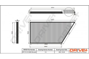 Dr!ve+ Φίλτρο, Αέρας Εσωτερικού Χώρου - DP1110.12.0285