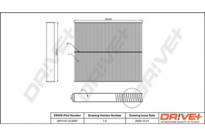 Dr!ve+ Φίλτρο, Αέρας Εσωτερικού Χώρου - DP1110.12.0297