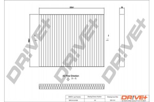 Dr!ve+ Φίλτρο, Αέρας Εσωτερικού Χώρου - DP1110.12.0328