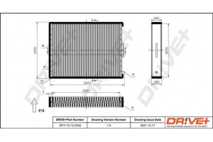 Dr!ve+ Φίλτρο, Αέρας Εσωτερικού Χώρου - DP1110.12.0332