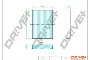 Dr!ve+ Φίλτρο, Αέρας Εσωτερικού Χώρου - DP1110.12.0358