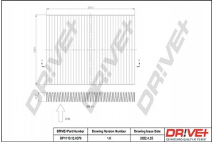 Dr!ve+ Φίλτρο, Αέρας Εσωτερικού Χώρου - DP1110.12.0370