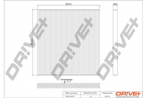 Dr!ve+ Φίλτρο, Αέρας Εσωτερικού Χώρου - DP1110.12.0379