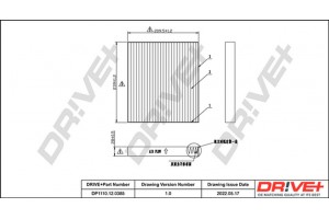 Dr!ve+ Φίλτρο, Αέρας Εσωτερικού Χώρου - DP1110.12.0385