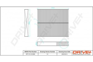 Dr!ve+ Φίλτρο, Αέρας Εσωτερικού Χώρου - DP1110.12.0386