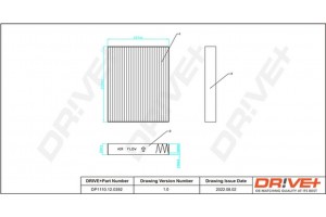 Dr!ve+ Φίλτρο, Αέρας Εσωτερικού Χώρου - DP1110.12.0392