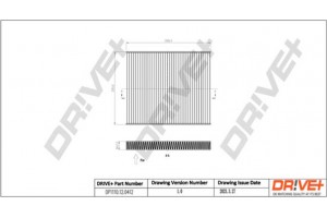 Dr!ve+ Φίλτρο, Αέρας Εσωτερικού Χώρου - DP1110.12.0412
