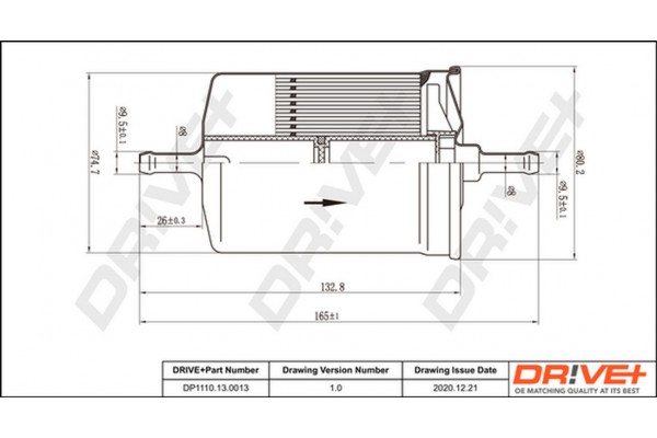 Dr!ve+ Φίλτρο Καυσίμου - DP1110.13.0013