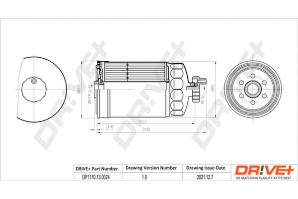 Dr!ve+ Φίλτρο Καυσίμου - DP1110.13.0024
