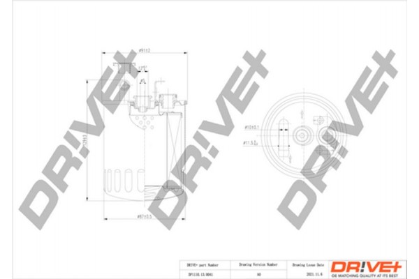 Dr!ve+ Φίλτρο Καυσίμου - DP1110.13.0041 Dr!ve+ Φίλτρο Καυσίμου - DP1110.13.0041