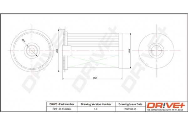 Dr!ve+ Φίλτρο Καυσίμου - DP1110.13.0046