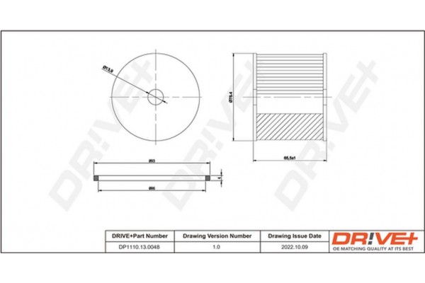 Dr!ve+ Φίλτρο Καυσίμου - DP1110.13.0048 Dr!ve+ Φίλτρο Καυσίμου - DP1110.13.0048