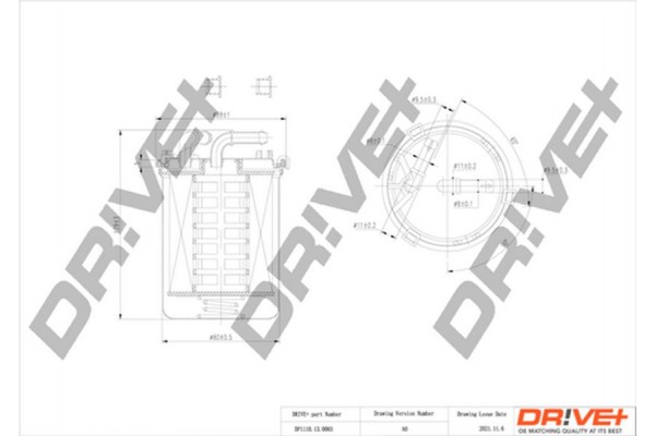 Dr!ve+ Φίλτρο Καυσίμου - DP1110.13.0065 Dr!ve+ Φίλτρο Καυσίμου - DP1110.13.0065