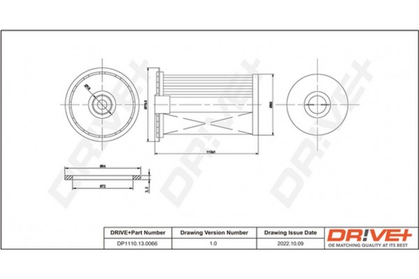 Dr!ve+ Φίλτρο Καυσίμου - DP1110.13.0066