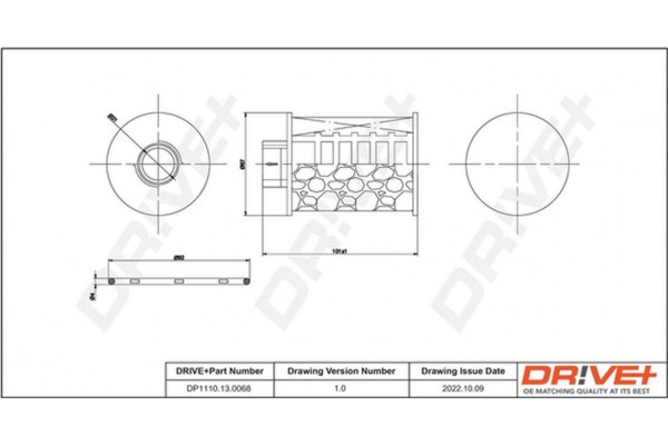 Dr!ve+ Φίλτρο Καυσίμου - DP1110.13.0068 Dr!ve+ Φίλτρο Καυσίμου - DP1110.13.0068