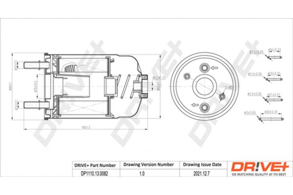 Dr!ve+ Φίλτρο Καυσίμου - DP1110.13.0082